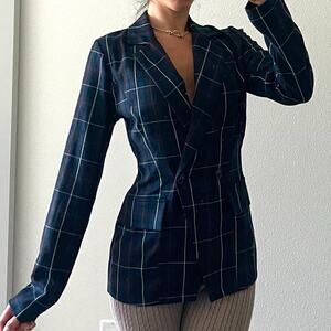 Tartan Blue Blazer